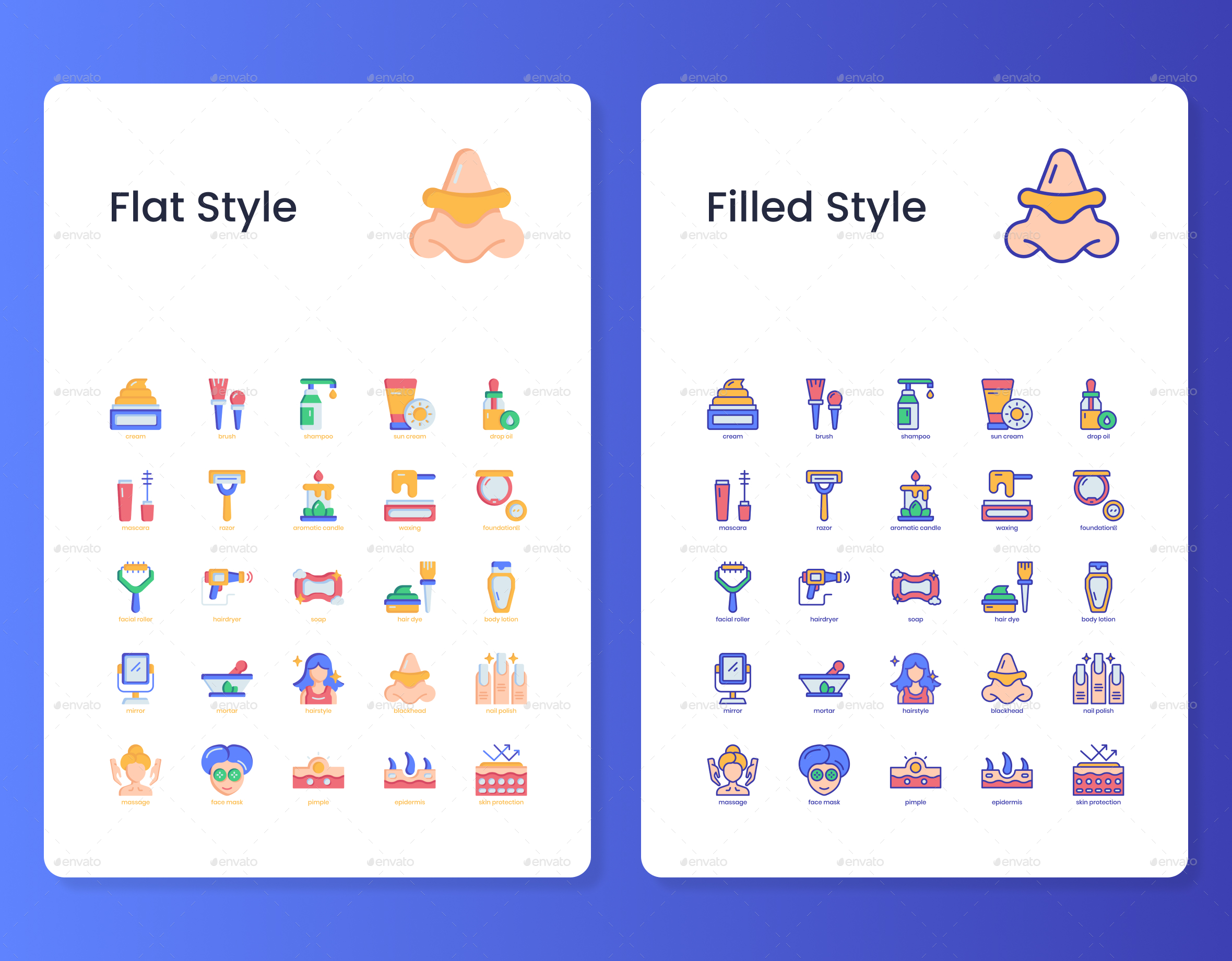 Skin Care Icon Pack by Yaprativa GraphicRiver